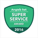 Angies list Super Service Award 2016