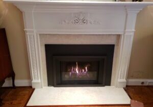 Regency LRI4 Direct Vent Insert Installed